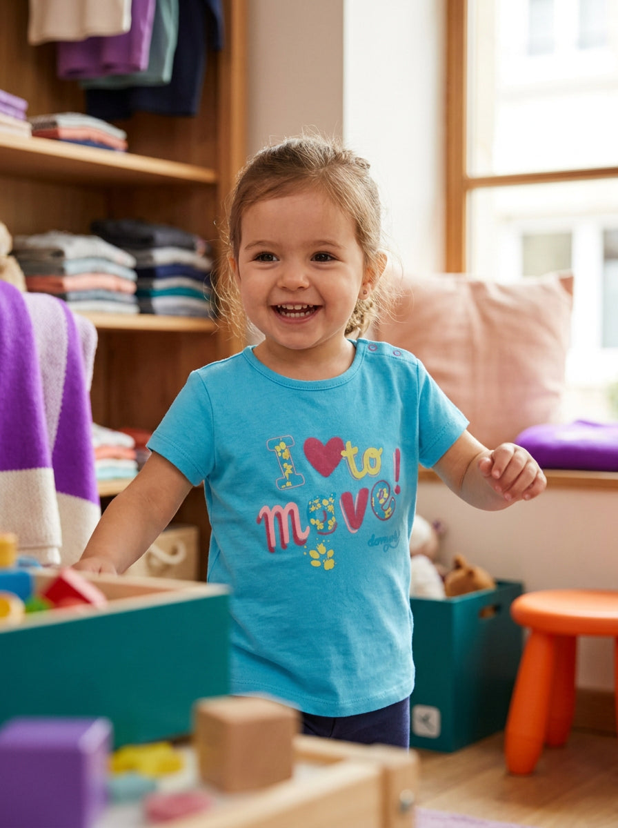 Remera niña Domyos i love